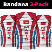 Madrid Flag Neck Gaiter Autonomous Community of Spain - Wonder Print Shop