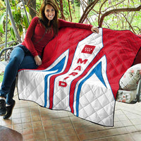 Madrid Flag Quilt Autonomous Community of Spain - Wonder Print Shop