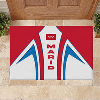Madrid Flag Rubber Doormat Autonomous Community of Spain - Wonder Print Shop