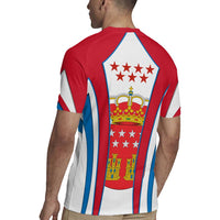Madrid Flag Rugby Jersey Autonomous Community of Spain - Wonder Print Shop