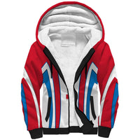 Madrid Flag Sherpa Hoodie Autonomous Community of Spain - Wonder Print Shop