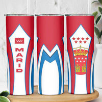 Madrid Flag Skinny Tumbler Autonomous Community of Spain - Wonder Print Shop
