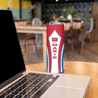 Madrid Flag Skinny Tumbler Autonomous Community of Spain - Wonder Print Shop