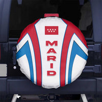 Madrid Flag Spare Tire Cover Autonomous Community of Spain - Wonder Print Shop