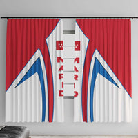 Madrid Flag Window Curtain Autonomous Community of Spain - Wonder Print Shop