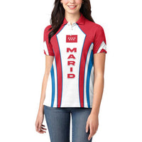 Madrid Flag Women Polo Shirt Autonomous Community of Spain - Wonder Print Shop