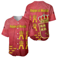 Region of Murcia Flag Baseball Jersey Autonomous Community of Spain - Wonder Print Shop