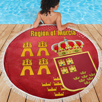 Region of Murcia Flag Beach Blanket Autonomous Community of Spain - Wonder Print Shop