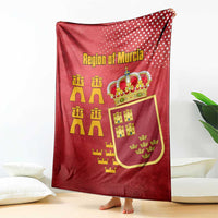 Region of Murcia Flag Blanket Autonomous Community of Spain - Wonder Print Shop