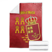 Region of Murcia Flag Blanket Autonomous Community of Spain - Wonder Print Shop