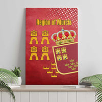 Region of Murcia Flag Canvas Wall Art Autonomous Community of Spain - Wonder Print Shop