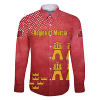 Region of Murcia Flag Family Matching Off The Shoulder Long Sleeve Dress and Hawaiian Shirt Autonomous Community of Spain - Wonder Print Shop