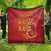 Region of Murcia Flag Quilt Autonomous Community of Spain - Wonder Print Shop