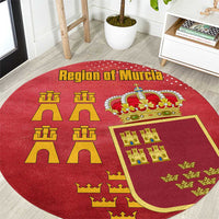 Region of Murcia Flag Round Carpet Autonomous Community of Spain - Wonder Print Shop