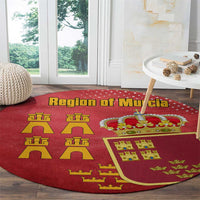 Region of Murcia Flag Round Carpet Autonomous Community of Spain - Wonder Print Shop