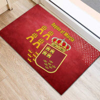 Region of Murcia Flag Rubber Doormat Autonomous Community of Spain - Wonder Print Shop