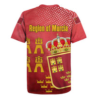 Region of Murcia Flag Rugby Jersey Autonomous Community of Spain - Wonder Print Shop