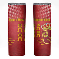 Region of Murcia Flag Skinny Tumbler Autonomous Community of Spain - Wonder Print Shop