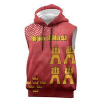 Region of Murcia Flag Sleeveless Hoodie Autonomous Community of Spain - Wonder Print Shop