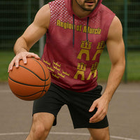 Region of Murcia Flag Sleeveless Hoodie Autonomous Community of Spain - Wonder Print Shop