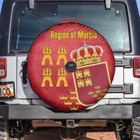 Region of Murcia Flag Spare Tire Cover Autonomous Community of Spain - Wonder Print Shop