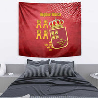 Region of Murcia Flag Tapestry Autonomous Community of Spain - Wonder Print Shop
