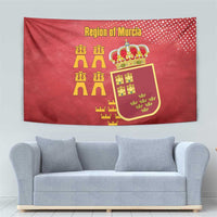 Region of Murcia Flag Tapestry Autonomous Community of Spain - Wonder Print Shop