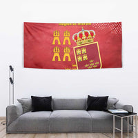 Region of Murcia Flag Tapestry Autonomous Community of Spain - Wonder Print Shop