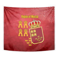Region of Murcia Flag Tapestry Autonomous Community of Spain - Wonder Print Shop