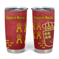 Region of Murcia Flag Tumbler Cup Autonomous Community of Spain - Wonder Print Shop