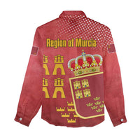 Region of Murcia Flag Women Casual Shirt Autonomous Community of Spain - Wonder Print Shop
