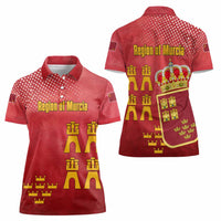 Region of Murcia Flag Women Polo Shirt Autonomous Community of Spain - Wonder Print Shop