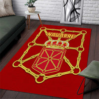 Navarre Flag Area Rug Autonomous Community of Spain - Wonder Print Shop