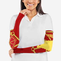 Navarre Flag Arm Sleeves Autonomous Community of Spain - Wonder Print Shop