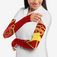 Navarre Flag Arm Sleeves Autonomous Community of Spain - Wonder Print Shop