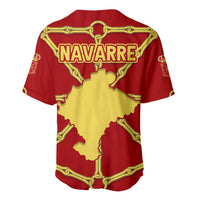 Navarre Flag Baseball Jersey Autonomous Community of Spain - Wonder Print Shop