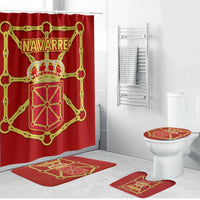 Navarre Flag Bathroom Set Autonomous Community of Spain - Wonder Print Shop
