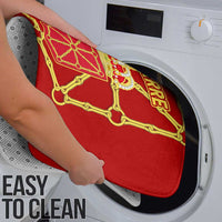 Navarre Flag Bathroom Set Autonomous Community of Spain - Wonder Print Shop