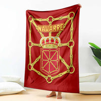 Navarre Flag Blanket Autonomous Community of Spain - Wonder Print Shop
