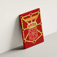 Navarre Flag Canvas Wall Art Autonomous Community of Spain - Wonder Print Shop