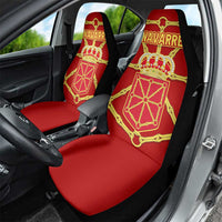 Navarre Flag Car Seat Cover Autonomous Community of Spain - Wonder Print Shop