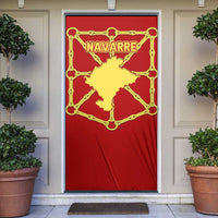 Navarre Flag Door Cover Autonomous Community of Spain - Wonder Print Shop