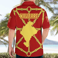 Navarre Flag Hawaiian Shirt Autonomous Community of Spain - Wonder Print Shop