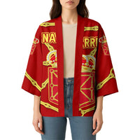 Navarre Flag Kimono Autonomous Community of Spain - Wonder Print Shop
