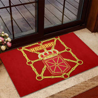 Navarre Flag Rubber Doormat Autonomous Community of Spain - Wonder Print Shop