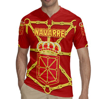 Navarre Flag Rugby Jersey Autonomous Community of Spain - Wonder Print Shop