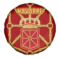 Navarre Flag Spare Tire Cover Autonomous Community of Spain - Wonder Print Shop