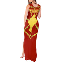 Navarre Flag Tank Maxi Dress Autonomous Community of Spain - Wonder Print Shop