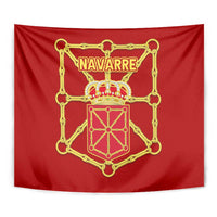 Navarre Flag Tapestry Autonomous Community of Spain - Wonder Print Shop