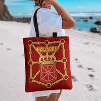 Navarre Flag Tote Bag Autonomous Community of Spain - Wonder Print Shop